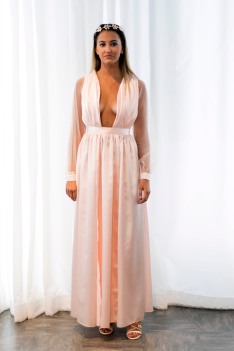 Georgina Leigh wearing Adonis King Collection for New York Fashion Week